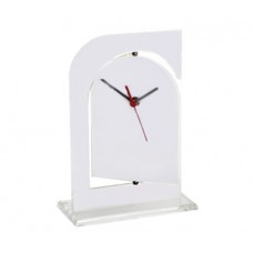 Relógio de Mesa Giratório Branco